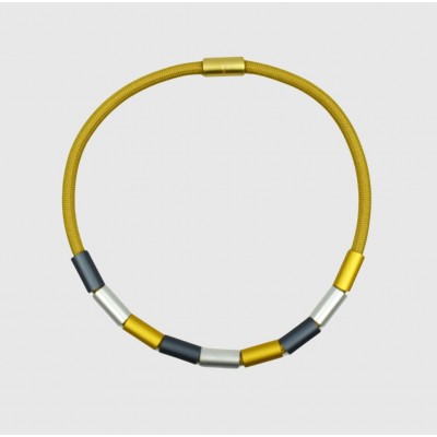 Χειροποίητο κολιέ BEYOND SIMPLICITY ANODIZED ALUMINIUM CORD 2291