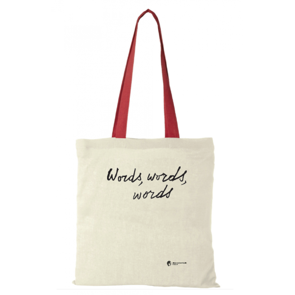 Βαμβακερή τσάντα «words, words, words»