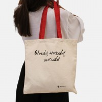 Βαμβακερή τσάντα «words, words, words»